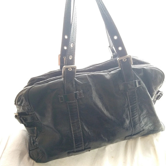 Francesco Biasia Distressed Hobo Satchel EUC ❤️ - Picture 9 of 11